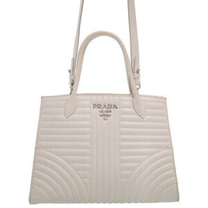 Prada Diagram Leather Handbag